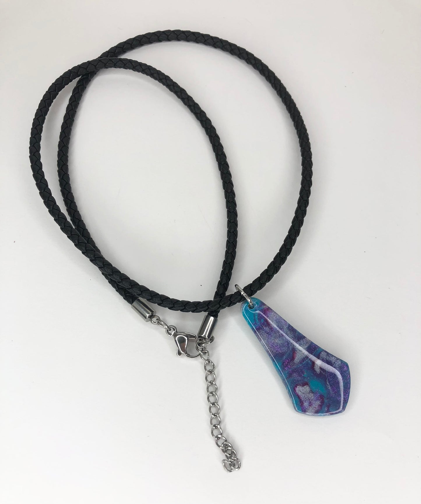 Grape hyacinth necklace